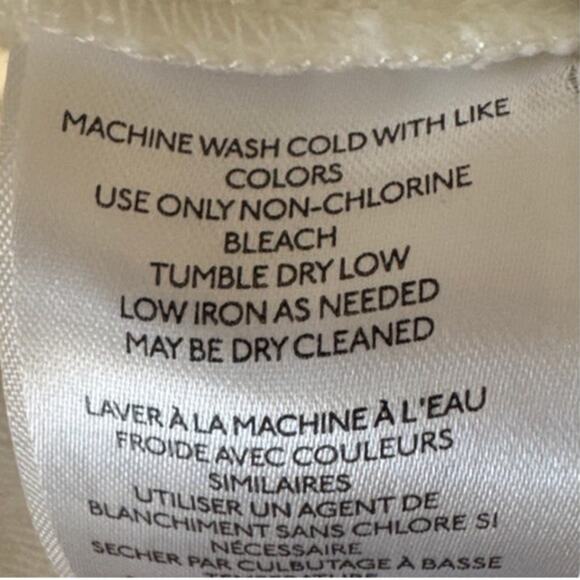 We The Free Jayde Flared Denim Jumpsuit White Size L NWOT Free People Boho - Picture 10 of 10